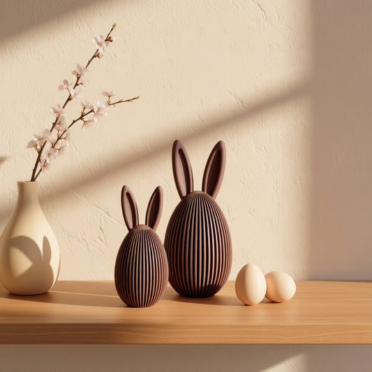 Påskeegg med ører – sett med to