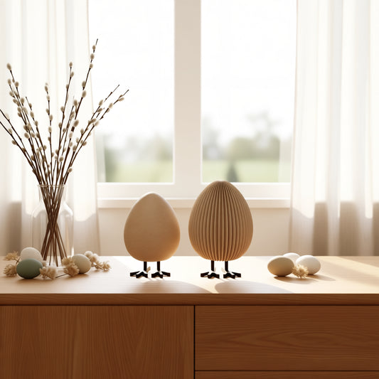 Påskeegg med føtter